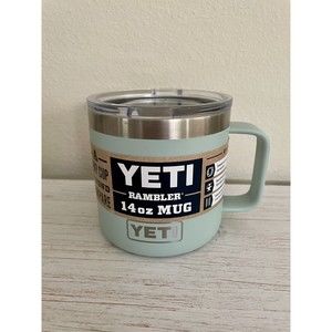 YETI Sagebrush Green 14 oz Rambler Mug with Standard Lid Coffee Camp Mug
